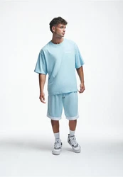 2Y Studios 2Y Thoughts Oversize Tee Hellblau/Blau
