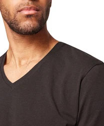 Pierre Cardin T-Shirt V DP (Packung, 2er-Pack) Schwarz/Dunkelbraun/Dunkelgrau/Khaki