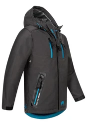 Arctic Seven Softshelljacke ASLasaro Dunkelblau/Dunkelgrau/Grau/Blau