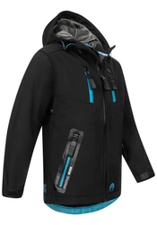 Arctic Seven Softshelljacke ASLasaro Blau/Schwarz/Türkis