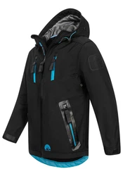 Arctic Seven Softshelljacke ASLasaro Blau/Schwarz/Türkis