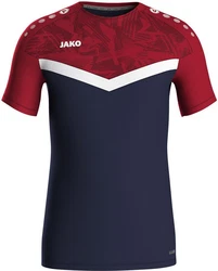Jako T-Shirt Iconic marine/chili rot