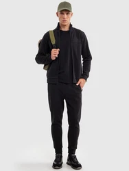 BIG STAR Sweatshirt WLADOR Schwarz/Dunkelgrün/Khaki/Dunkelgrau