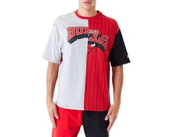 New Era T-Shirt NBA Chibul Half Pinstrip rot