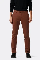 MMX Chinohose Braun/Rot