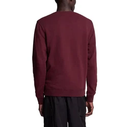 Lyle & Scott Sweatshirt Crew Neck Dunkelrot/Bordeaux/Lila