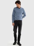 BIG STAR Strickpullover REYLI Grau/Dunkelblau/Blau