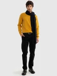 BIG STAR Strickpullover REYLI Gelb/Braun