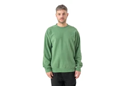 Cleptomanicx Strickpullover Cozy Crew comfrey green