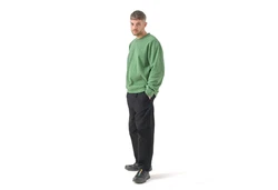Cleptomanicx Strickpullover Cozy Crew comfrey green