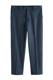 Anzughose Slim Fit Anzughose mit Flanellstruktur (1-tlg)