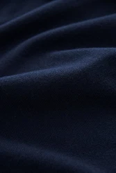 Next Langarm-Poloshirt Slim Fit Dunkelblau/Blau