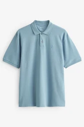 Next Poloshirt Hellblau/Blau