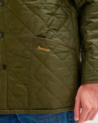 Barbour Steppjacke Liddesdale Quilt Dunkelgrün/Grün