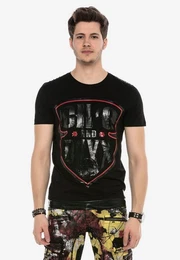T-Shirt mit coolem Logomotiv