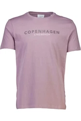 Lindbergh T-Shirt 'Copenhagen' mit Logo und Rundhalsausschnitt 