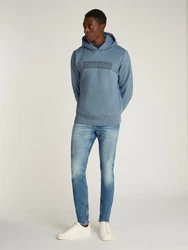Calvin Klein Kapuzensweatshirt BOX STRIPED LOGO HOODIE 