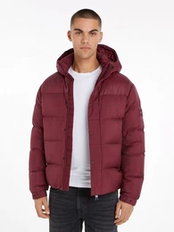 Steppjacke MIX DOWN HOODED PUFFER JACKET mit abnehmbarer Kapuze