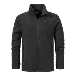 Schöffel ZipIn Fleece Oberau Anorak Dunkelgrau/Grau
