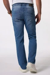 Boston Park 5-Pocket-Jeans Bauchfit Superstretch Blau/Hellblau