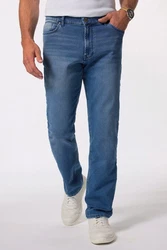 Boston Park 5-Pocket-Jeans Bauchfit Superstretch Blau/Hellblau