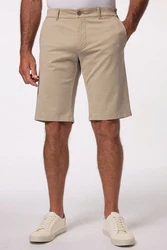 Boston Park 5-Pocket-Jeans Chino-Bermuda Bauchfit (70) Khaki/Beige