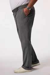 Men Plus Chinohose Men+ Chino Bauchfit Regular Fit 