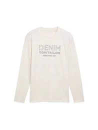 T-Shirt Langarmshirt mit Logo Print