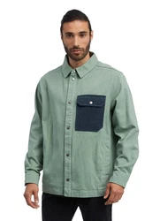 Ragwear Anorak Garwend Herren Dunkelgrün/Grün/Hellblau