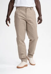 MELA Chinos Herren Twill Hose PINTU Beige/Khaki