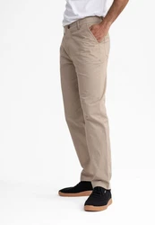 MELA Chinos Herren Twill Hose PINTU Beige/Khaki