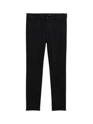 TOM TAILOR Denim Chinohose Schwarz/Dunkelgrau