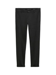 TOM TAILOR Denim Chinohose Dunkelgrau/Schwarz/Khaki