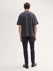 TOM TAILOR Denim Chinohose Dunkelgrau/Schwarz/Khaki
