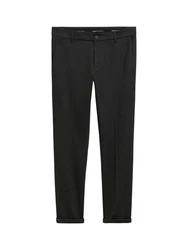 TOM TAILOR Denim Chinohose Dunkelgrau/Schwarz/Khaki