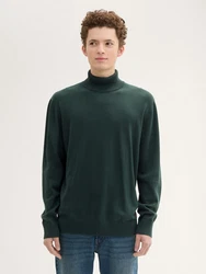TOM TAILOR Denim Strickpullover Basic Rollkragenpullover 