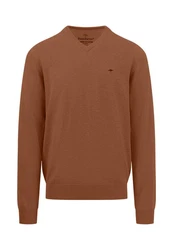 FYNCH-HATTON Pullover Orange/Braun