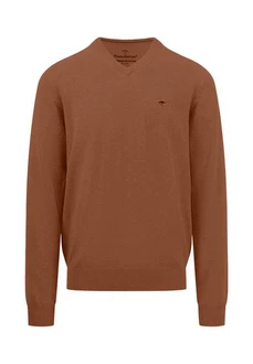 FYNCH-HATTON Pullover Orange/Braun