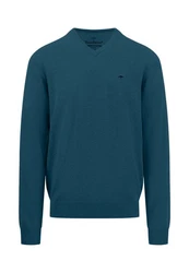FYNCH-HATTON Pullover Türkis/Blau/Hellblau