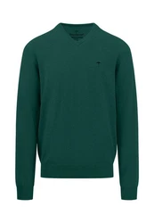 FYNCH-HATTON Pullover Dunkelgrün/Grün/Türkis
