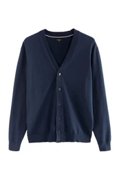 Strickjacke Regular Fit Langrmelige Strickjacke (1-tlg)
