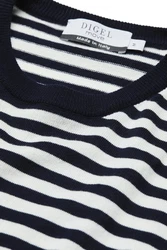 Digel T-Shirt Archibald Dunkelblau/Schwarz/Weiß