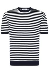 Digel T-Shirt Archibald Dunkelblau/Schwarz/Weiß