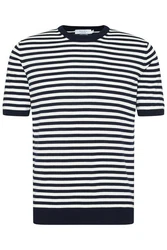 Digel T-Shirt Archibald Dunkelblau/Schwarz/Weiß