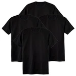 CALIDA Herren T-Shirt 4er Pack Natural Benefit Schwarz