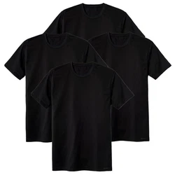 CALIDA Herren T-Shirt 4er Pack Natural Benefit Schwarz