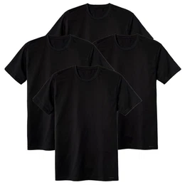 T-Shirt Herren T-Shirt, 4er Pack - Natural Benefit, (Packung, 4er Pack)