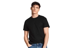 CALIDA Herren T-Shirt 4er Pack Natural Benefit Wei/Schwarz