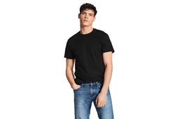 CALIDA Herren T-Shirt 4er Pack Natural Benefit Wei/Schwarz
