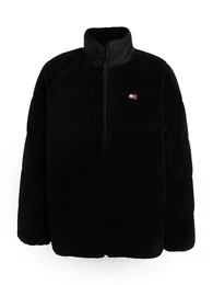 Fleecejacke TJM POLY TEDDY PUFFER EXT besticktes Markenlogo auf Brusthhe